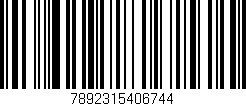 Código de barras (EAN, GTIN, SKU, ISBN): '7892315406744'