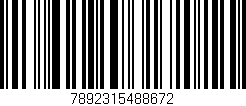 Código de barras (EAN, GTIN, SKU, ISBN): '7892315488672'