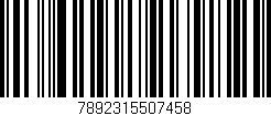 Código de barras (EAN, GTIN, SKU, ISBN): '7892315507458'