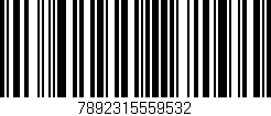 Código de barras (EAN, GTIN, SKU, ISBN): '7892315559532'