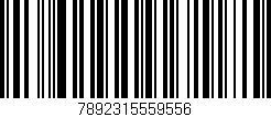 Código de barras (EAN, GTIN, SKU, ISBN): '7892315559556'