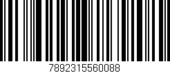 Código de barras (EAN, GTIN, SKU, ISBN): '7892315560088'