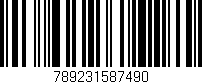 Código de barras (EAN, GTIN, SKU, ISBN): '789231587490'