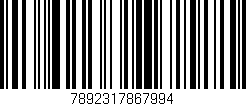 Código de barras (EAN, GTIN, SKU, ISBN): '7892317867994'