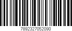 Código de barras (EAN, GTIN, SKU, ISBN): '7892327052090'