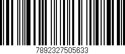 Código de barras (EAN, GTIN, SKU, ISBN): '7892327505633'