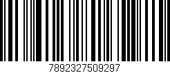 Código de barras (EAN, GTIN, SKU, ISBN): '7892327509297'