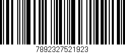 Código de barras (EAN, GTIN, SKU, ISBN): '7892327521923'