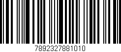 Código de barras (EAN, GTIN, SKU, ISBN): '7892327881010'