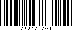 Código de barras (EAN, GTIN, SKU, ISBN): '7892327887753'