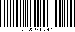 Código de barras (EAN, GTIN, SKU, ISBN): '7892327887791'