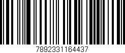 Código de barras (EAN, GTIN, SKU, ISBN): '7892331164437'
