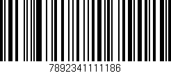 Código de barras (EAN, GTIN, SKU, ISBN): '7892341111186'