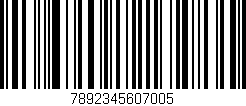 Código de barras (EAN, GTIN, SKU, ISBN): '7892345607005'
