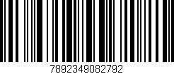 Código de barras (EAN, GTIN, SKU, ISBN): '7892349082792'