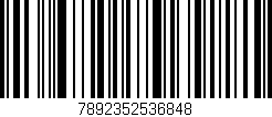 Código de barras (EAN, GTIN, SKU, ISBN): '7892352536848'