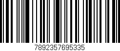 Código de barras (EAN, GTIN, SKU, ISBN): '7892357695335'