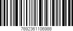 Código de barras (EAN, GTIN, SKU, ISBN): '7892361106988'