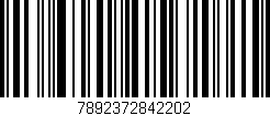 Código de barras (EAN, GTIN, SKU, ISBN): '7892372842202'
