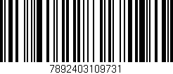 Código de barras (EAN, GTIN, SKU, ISBN): '7892403109731'