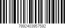 Código de barras (EAN, GTIN, SKU, ISBN): '7892403957592'