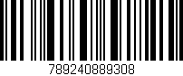 Código de barras (EAN, GTIN, SKU, ISBN): '789240889308'