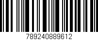 Código de barras (EAN, GTIN, SKU, ISBN): '789240889612'