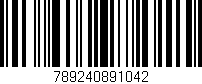 Código de barras (EAN, GTIN, SKU, ISBN): '789240891042'