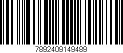 Código de barras (EAN, GTIN, SKU, ISBN): '7892409149489'