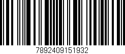 Código de barras (EAN, GTIN, SKU, ISBN): '7892409151932'