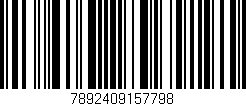 Código de barras (EAN, GTIN, SKU, ISBN): '7892409157798'