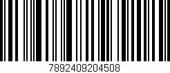 Código de barras (EAN, GTIN, SKU, ISBN): '7892409204508'