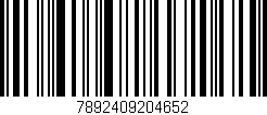 Código de barras (EAN, GTIN, SKU, ISBN): '7892409204652'