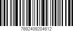 Código de barras (EAN, GTIN, SKU, ISBN): '7892409204812'