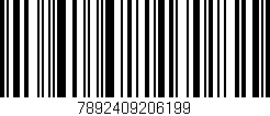 Código de barras (EAN, GTIN, SKU, ISBN): '7892409206199'