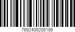 Código de barras (EAN, GTIN, SKU, ISBN): '7892409208186'
