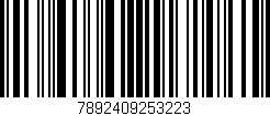 Código de barras (EAN, GTIN, SKU, ISBN): '7892409253223'