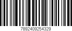 Código de barras (EAN, GTIN, SKU, ISBN): '7892409254329'