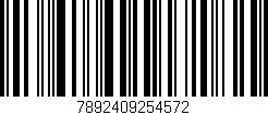 Código de barras (EAN, GTIN, SKU, ISBN): '7892409254572'