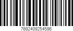Código de barras (EAN, GTIN, SKU, ISBN): '7892409254596'