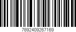 Código de barras (EAN, GTIN, SKU, ISBN): '7892409267169'