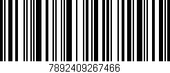 Código de barras (EAN, GTIN, SKU, ISBN): '7892409267466'