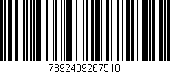 Código de barras (EAN, GTIN, SKU, ISBN): '7892409267510'