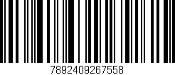 Código de barras (EAN, GTIN, SKU, ISBN): '7892409267558'