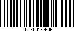 Código de barras (EAN, GTIN, SKU, ISBN): '7892409267596'