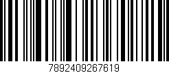 Código de barras (EAN, GTIN, SKU, ISBN): '7892409267619'