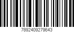 Código de barras (EAN, GTIN, SKU, ISBN): '7892409279643'