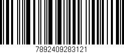 Código de barras (EAN, GTIN, SKU, ISBN): '7892409283121'