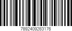 Código de barras (EAN, GTIN, SKU, ISBN): '7892409283176'