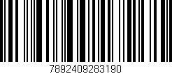 Código de barras (EAN, GTIN, SKU, ISBN): '7892409283190'